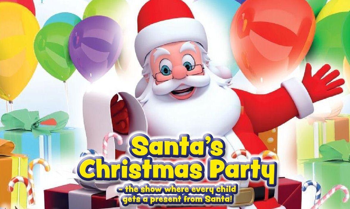 Santa S Christmas Party Banner With Title